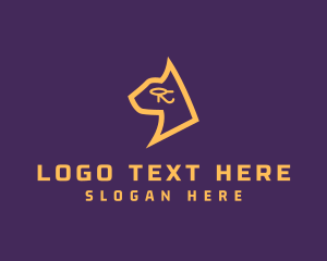 Dog - Egyptian God Cat logo design