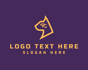Cougar - Egyptian God Cat logo design