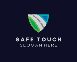 Highway Travel Shield logo design