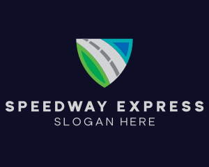 Freeway - Highway Travel Shield logo design