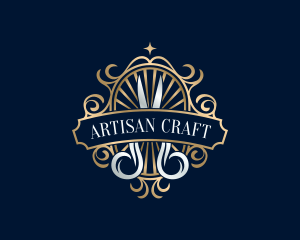 Craft - Luxury Craft Scissors logo design