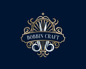 Luxury Craft Scissors logo design