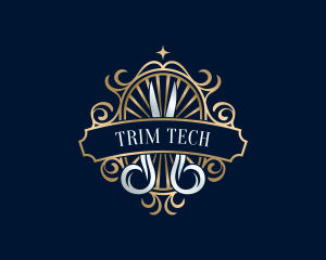Trim - Luxury Craft Scissors logo design