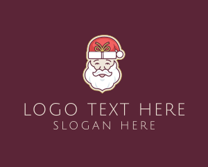 Character - Santa Christmas Gift logo design