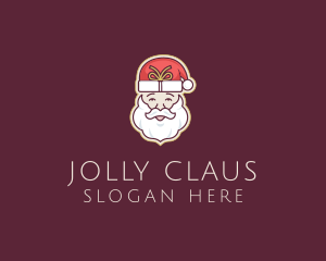 Santa Christmas Gift logo design