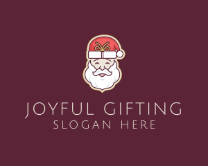 Gift - Santa Christmas Gift logo design