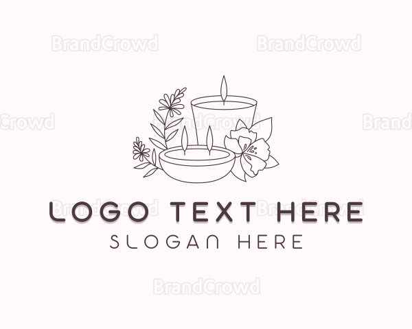 Flower Scented Candles Logo