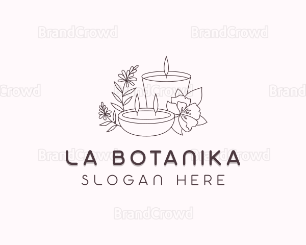 Flower Container Candles Logo