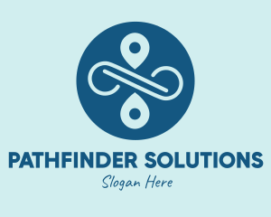 Navigate - Location Pin Navigation logo design