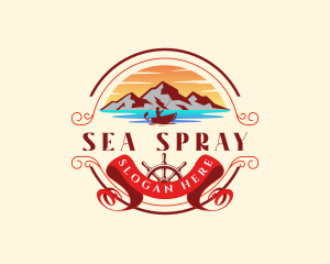 Mountain Sea Adventure logo design