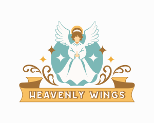 Angel - Guardian Angel Spirit logo design