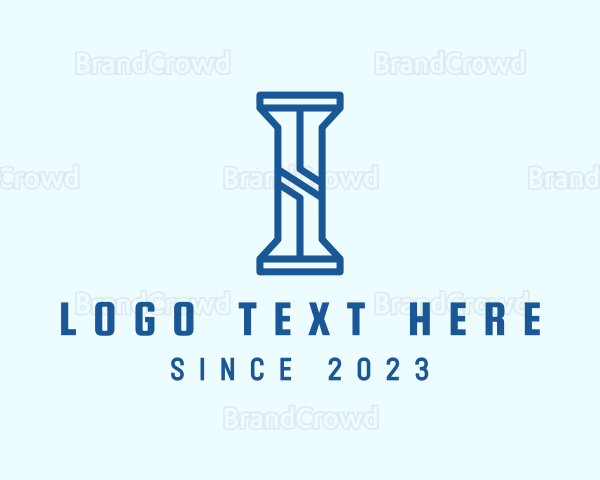 Cyber Letter I Logo
