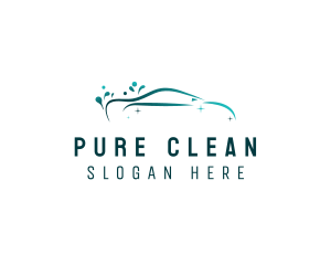 Car Wash Transportation Cleaning logo design