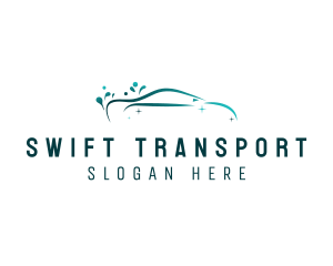 Car Wash Transportation Cleaning logo design