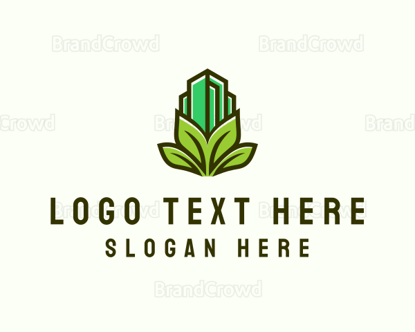 Leaf Tower Building Logo