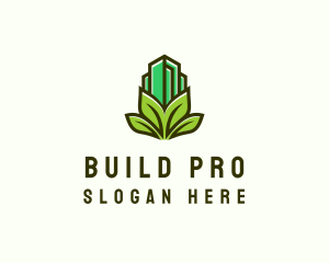 Leaf Tower Building  logo design