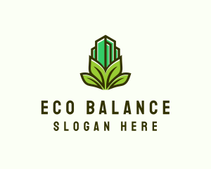 Eco Tower Building  logo design