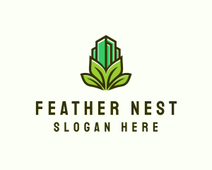 Leaf Tower Building  logo design