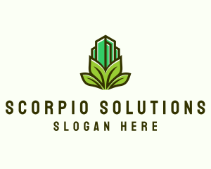 Eco Tower Building  logo design