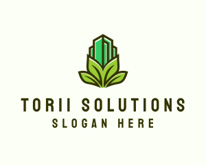 Eco Tower Building  logo design