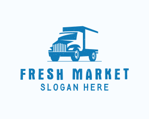 Market - Market Delivery Truck logo design