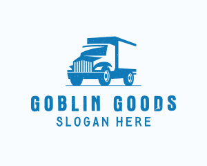 Market Delivery Truck logo design