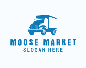 Market Delivery Truck logo design