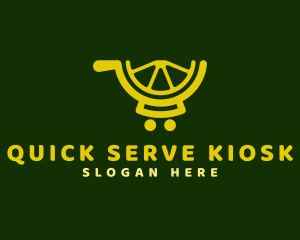 Lemon Pushcart Shopping logo design