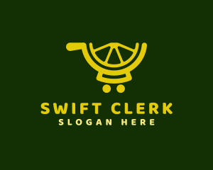 Clerk - Lemon Pushcart Shopping logo design