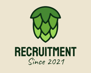 Alcohol - Green Hops Plant logo design