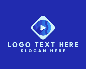 Vlogger - Media Streaming App logo design