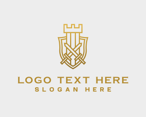 Sword - Kingdom Sword Shield logo design
