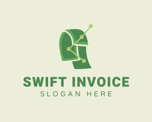 Invoice - Money Bank Statistics logo design