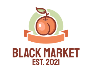 Peach Fruit Market  logo design