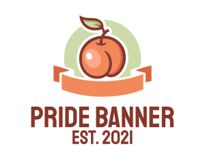 Peach Fruit Market  logo design