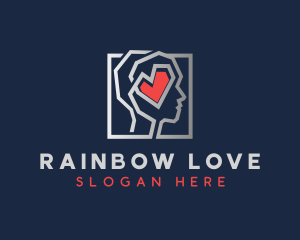 Mental Health Love  logo design