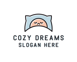 Kid Baby Sleep logo design