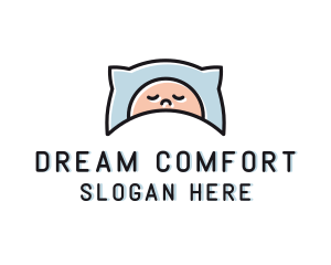 Pillow - Kid Baby Sleep logo design