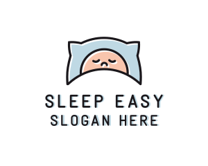 Kid Baby Sleep logo design