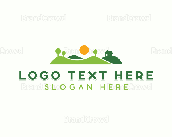 Landscaper Garden Lawn Logo