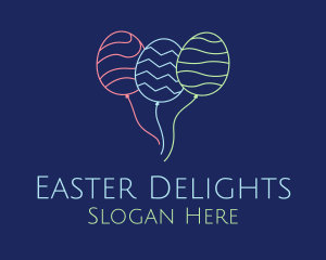 Easter - Easter Egg Balloons logo design