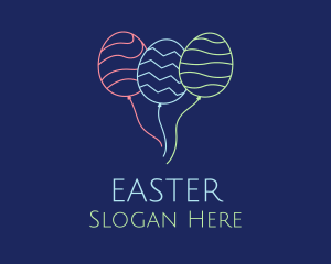 Easter Egg Balloons  logo design