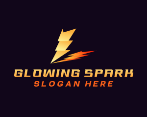 Lightning Bolt Voltage logo design