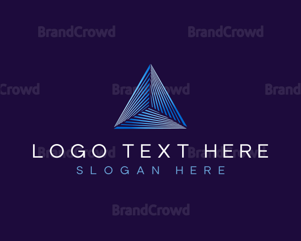 Pyramid Abstract Triangle Logo