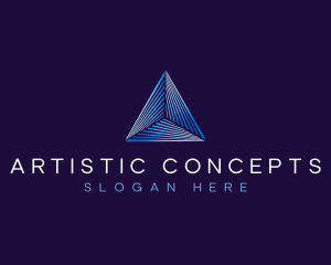 Abstract - Pyramid Abstract Triangle logo design