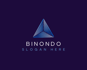 Investment Firm - Pyramid Abstract Triangle logo design