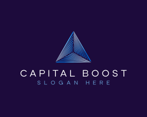 Loan - Pyramid Abstract Triangle logo design