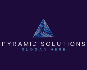 Pyramid - Pyramid Abstract Triangle logo design