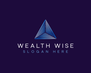 Investor - Pyramid Abstract Triangle logo design