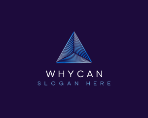 Stocks - Pyramid Abstract Triangle logo design
